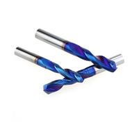 Brocas de carburo de tungsteno, dureza HRC65° 0,5-20,0 mm, herramientas para trabajar metales para perforación de metales y acero súper duros, compatibles con torno CNC(8.1mm)