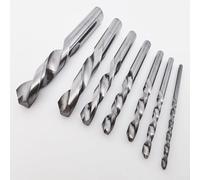 Brocas de carburo para mano izquierda con vástago recto diseñadas para un procesamiento limpio de agujeros y una descarga eficiente de virutas (4 mm)