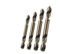 Brocas de cobalto de doble punta Broca de barrena superdura, doble cabezal, Metal de doble filo, acero inoxidable, taladro ultraduro, perforación de hierro, brocas de 3,0-6,0mm(3.2-5.2mm 15pcs)