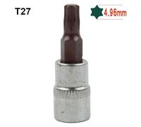 Brocas de destornillador que incluyen todos los pares de torsión que van desde t 08 hasta t 04 proporcionando un rendimiento fiable (T27)