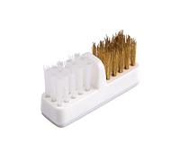 Brocas de limpieza de alambre de cobre, limpiador de brocas para arte de uñas, cepillo de doble cabeza, accesorios de manicura, cepillo de limpieza de brocas de alambre de cobre, herramienta de arte