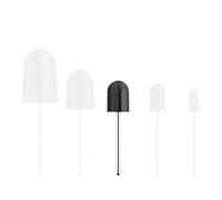 Brocas de mandril de goma for uñas, limas for pies, removedor de callos, manicura, pedicura, pulido de uñas, salón de casa, 5 uds.(5pcs 10x15mm)