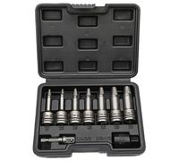 Brocas de mano | Kit de extracción de pernos | Extractor de pernos fácil de salir, extractor de tuercas rotas duras, casquillos de extractores de pernos rotos, juego de extractores de tornillos y