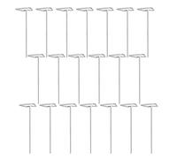 Brocas de Metal | Varillas de Parrilla Vertical de Acero Inoxidable,Set De 20 Pinchos Para Freidora De Aire Y Barbacoa - Para Pollo Verduras Fruta Camarones Filete Salchichas Cocina Exterior Y Fiestas