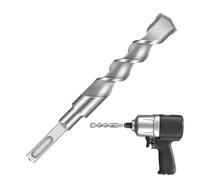 Brocas De Percusión | Carburo Universal Resistente a Impactos | Brocas de hormigón para martillo rotativo | para mampostería, cerámica, paredes, construcción, techos, cimentación