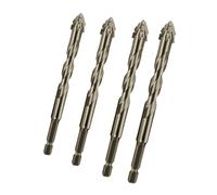 Brocas de Perforación - Juego De Brocas Excéntricas De Cuatro Filos | Herramienta De Perforación De Alta Dureza Para Cerámica Cemento Ladrillo | Azulejo Ladrillo Metal Hormigón