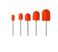Brocas de silicona para uñas,Brocas para uñas band Juego de 50 tapones for lijar uñas, multicolores y de varios tamaños, con broca de goma for uñas, accesorios for pulido de gel.(5x11 120-red)
