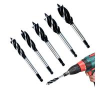 Brocas de taladro - Abridor de metal con cola hexagonal, punta de taladro autorroscante para madera, para carpinteros, cerraduras, cajones, vidrio, azulejos, madera, cerámica