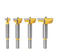 Brocas de taladro para madera, cabeza de aleación YG6 de 40-100 mm de longitud con cuerpo de acero 45#, abridor de agujeros de bajo ruido para tablero de plástico de madera contrachapada, compatible