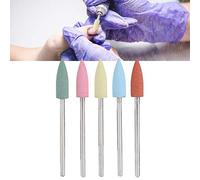Brocas de Uñas, 5pcs / Set Brocas de Goma para Uñas Manicura Pedicura Accesorio para Rebabas de Pulido de Uñas(152)