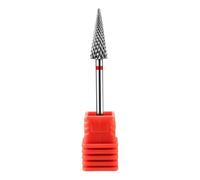 Brocas de uñas, brote de perforación de uñas - Vista Shape Shape Tungsten Carbide Cutícula de taladro de taladro - Herramienta de quiebra de de esmalte de uñas, suministros de cuidado de uñas