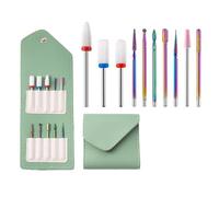 Brocas de uñas para manicura eléctrica, pedicura, cabezal de molienda para pulir uñas, herramientas de arte de uñas, juego de brocas para uñas acrílicas, uñas de gel