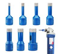 Brocas Diamante Azulejos: 7 piezas Broca Diamante Azulejo Kit para Roscado M14, 6/8/10/12/14/16/20 MM Broca Diamante, Sierra de Campana para Azulejos Porcelana Granito Cerámica