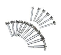 Brocas Forstner para Madera, Brocas de Madera Hole Saw Taladro para herramientas de madera, Acero al Tungsteno Titanium Recubierto, Di¨¢metro de Corte 15-35mm (16 Piezas)