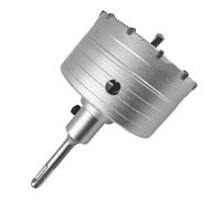Brocas Hormigon SDS Plus Juego de Cortadora Mango Redondo Núcleo Carburo Hueco 100MM para Paredes Ladrillo Pared Campanas Cemento Aires Acondicionados