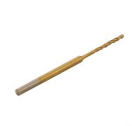 Brocas HSS de 0,6 a 2,2 mm con vástago de 2,35 mm para grabado, perforación de agujeros en ámbar, oliva, cuentas y proyectos de tallado de madera, acabado dorado, 50 mm de longitud (1,2 mm)