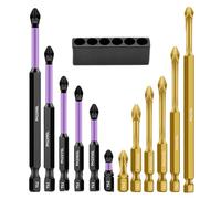 Brocas magnéticas - 6 piezas puntas eléctricas antideslizantes, juego de břocas para destornillador, jùego dè brôcas multifuncionales a prueba d́e golpes | Construcción Automotriz Plomeríà Mantenimien