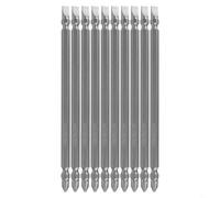 Brocas magnéticas de doble cabeza PH2 x 6 mm para todas las necesidades de perforación eléctrica, 10 unidades (150 mm)