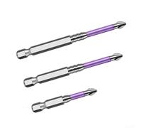 Brocas magnéticas PH2, juego de destornilladores antideslizantes K5 para taladros eléctricos y manuales, aleación de acero para penetración de madera y acero (50-65-70)