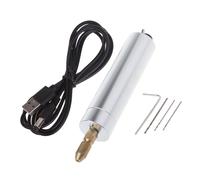 Brocas manuales eléctricas para PCB de 0,7/1,0/1,2 mm, herramientas de mandril de manualidades, 3 piezas, portátiles con cable USB, juego de brocas manuales