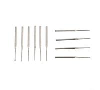Brocas para hacer cuentas de vidrio, 10 piezas de esmeril de 0,8 mm a 2,5 mm, tamaños de cabeza de 2,35 mm, vástago para botellas de vidrio, jade y ámbar, porcelana, azulejos vitrificados, piedra de