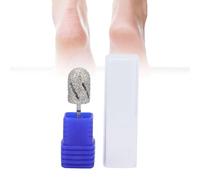 Brocas para molinillo de uñas, callos profesionales para pies, cabezal de pulido, broca para uñas de pedicura portátil, broca para uñas de gel acrílico para quitar cutículas( gruesa)