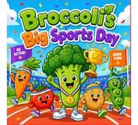 Broccoli's Big Sports Day: A Fun Sports & Active Lifestyle Coloring Book for Toddlers & Preschoolers (Ages 2-6) - Learn English Action Words and Veggie Sports with Broccoli (Little Veggie Adventures)