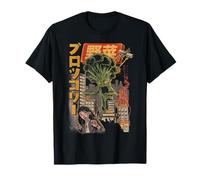 Broccozilla Brócoli Monstruo Japonés Kaiju Divertido Brócoli Camiseta
