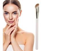 Brocha angular para base - Rhombic Liquid Touch Foundation Brush, pincel angular, resaltador, bronceador, cepillo para mezclar mejillas y nariz
