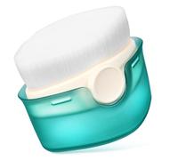 Brocha Aplicadora de Maquillaje para Base y Crema con Funda | Fibra Sintética y Cuerpo Abs, Uso Versátil para Rubor y Protector Solar, Diseño Ligero