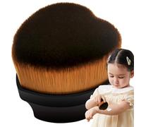 Brocha aplicadora para base líquida, pincel de mezcla para base líquida, aplicador cosmético de protección solar, herramientas de maquillaje en polvo en forma de corazón, aplicador de maquillaje de