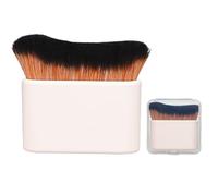 Brocha autobronceadora, grande autobronceador para autobronceado, Kabuki para cuerpo, brocha de maquillaje corporal para maquillaje impecable de piernas, cepillo de mezcla bronceadora brillante