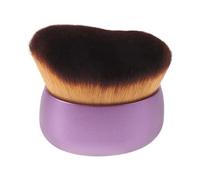 Brocha Autobronceadora Reutilizable de Cerdas Suaves, Cabeza Ancha | Aplicador Corporal para Body Butter y Body Creams, Agarre Ergonómico, Fácil de Limpiar, Púrpura