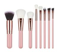 Brocha Base Maquillaje Juego De 10 Brochas De Maquillaje For Base, Rubor, Corrector Y Contorno Brocha Maquillaje Fluido