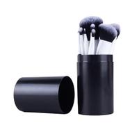 Brocha Base Maquillaje Juego De 12 Brochas De Maquillaje, Adecuadas For Contorno, Sombra De Ojos, Rubor, Corrector Brocha Maquillaje Fluido