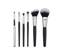 Brocha Base Maquillaje Juego De 6 Brochas De Maquillaje For Corrector, Sombra De Ojos, Rubor Y Contorno Facial Brocha Maquillaje Fluido