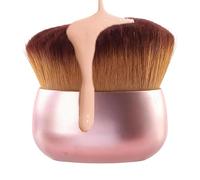 Brocha Bronceadora Corporal - Cerdas Densas De Cabeza Ancha Aplicador De Bronceado De 7,5 Cm De Ancho, Herramienta Bronceadora Para Base De Maquillaje | Incluso Sin Rayas, Cuello, Brazo, Espalda,