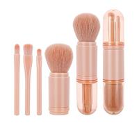 Brocha con maquillaje de doble extremo, retráctil, resaltado, maquillaje (A, talla única)
