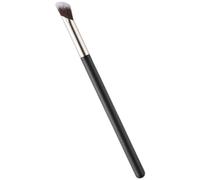 Brocha Correctora Angular para Ojeras, Punta Plana, Fibra Sintética | Tamaño Compacto Portátil, Mango Ergonómico, Color Negro, 1, Uso en Salón