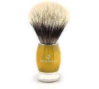 Brocha de afeitar de pelo de tejón Silvertip para hombre, con mango de latón Jag Shaving