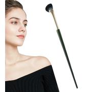 Brocha de contorno de nariz | Pinceles de contorno en forma de medio ventilador | cerdas debajo de los ojos, rubor en ángulo, resaltador de maquillaje para mezclar cosméticos en polvo en