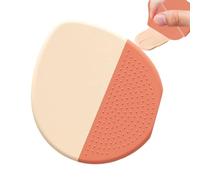 Brocha de maquillaje - Aplicador de maquillaje plano de silicona | Brocha correctora | para pasiones, principiantes, artistas, uso diario, práctico, preciso, viaje, noche