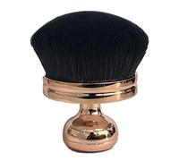 Brocha de maquillaje autobronceadora para aplicar polvos de maquillaje para mezcla de bronce, proporciona una base impecable para la cara y las piernas