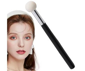 Brocha de maquillaje con forma de seta - Mango de madera de 12,5 cm | Brocha correctora : cerdas de fibra sintética, flexibles y, ideal para base, crema para ojos, polvos, cobertura