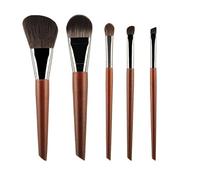 Brocha de maquillaje con mango de madera, brocha sintética, herramienta de maquillaje for principiantes, Cosmet (Size : S-6A)