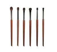 Brocha de maquillaje con mango de madera, brocha sintética, herramienta de maquillaje for principiantes, Cosmet (Size : E-6B)