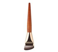 Brocha De Maquillaje Con Parte Plana - Brocha Para Base Líquida - Brocha De Maquillaje Con Mango De Madera - Brocha De Contorno Profesional Para Crema Líquida Y Base En Polvo