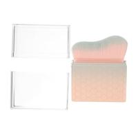 Brocha de Maquillaje Corporal Cepillo de Autobronceador Portátil con Tapa Aplicador de Base para Rápida y Casa