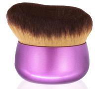 Brocha de maquillaje corporal extra grande para autobronceador, maquillaje de piernas y mezcla de bronceador, cepillo Kabuki de cabeza ancha de 75 mm que proporciona una aplicación más uniforme y