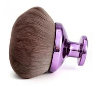 Brocha de Maquillaje Corporal Extragrande para Autobronceador, 7,8 cm Ancho Brocha Kabuki Cerdas Suaves Aplicador Base Maquillaje para Rostro Piernas y Espalda (Morado)